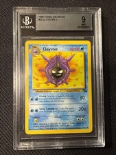 Pokémon TCG Cloyster Fossil Unlimited Uncommon Card 32/62 BGS 9 Mint WOTC on eBay