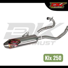 Complete Kawasaki KLX 250 Slip-On Exhaust Muffler Pipe