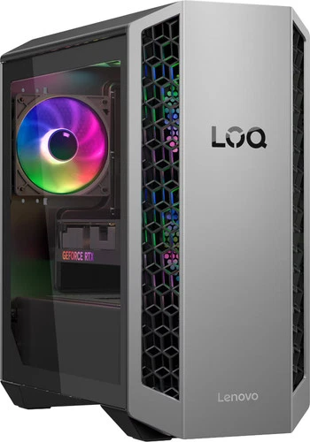 Lenovo - LOQ Tower Gaming Desktop - AMD Ryzen 7 8745HX - 16GB RAM - NVIDIA Ge...