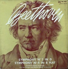 Beethoven - Symphony No.2 In D; Symphony No.4 In B Flat, LP, (Vinyl) Beethoven