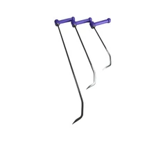 Universal  PDR INOX 2-Piece 360° Rotating Paintless Dent Repair Rod Set – 10mm