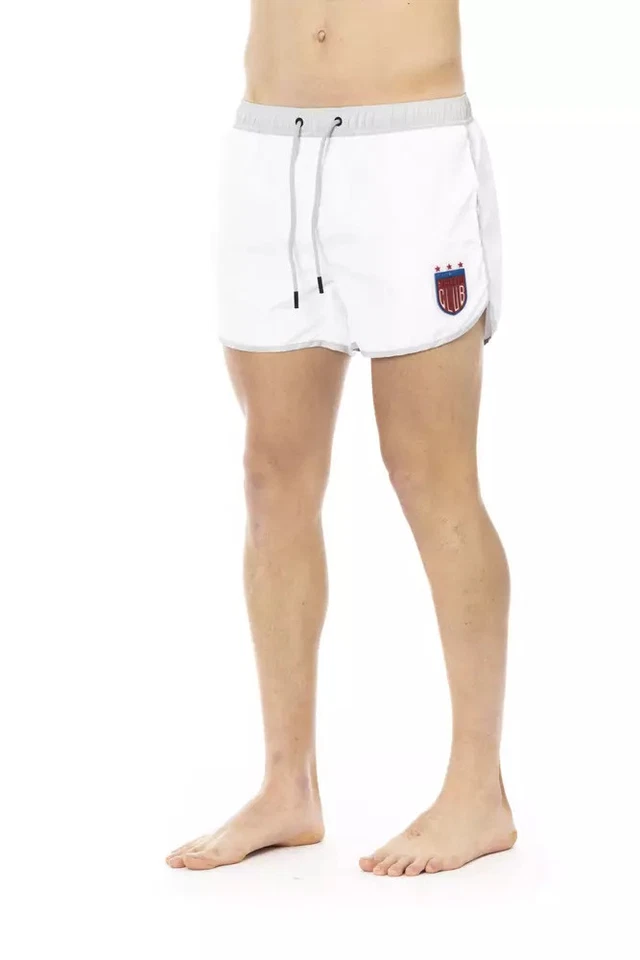 Bikkembergs White Polyester Men's Swim Men's Short Authentic - Image 2 of 4