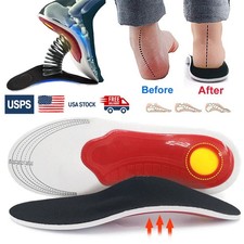 1/2 High Arch Support Shoe Insoles Inserts for Flat Feet,Orthotic Insoles Unisex