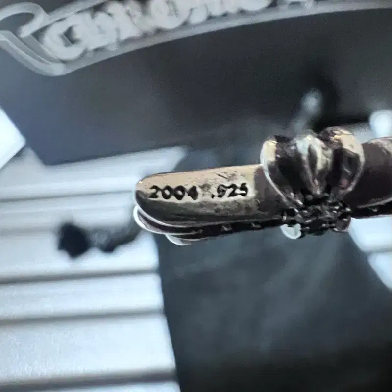 Chrome Hearts Baby Pet Full Pave Necklace - New thumbnail 2