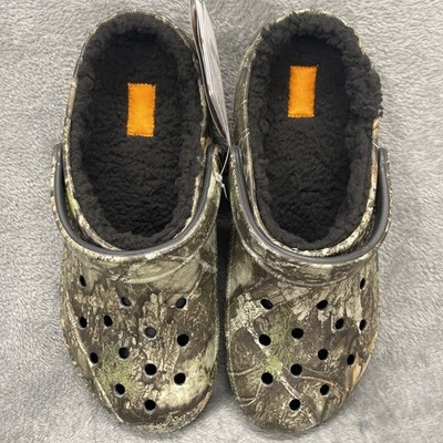 Crocs Realtree APX Lined Classic Camo Clog Mens 8/Womens 10 
