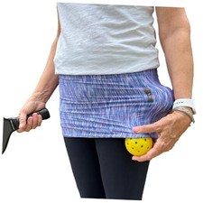 Ball Band - Pickleball Tennis Ball Holder, Secure Sports Large Blue
