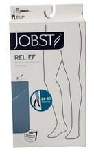 Jobst 114623 Relief Medical Compression Stockings 20-30mmHg XL Beige Unisex NIB