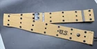 WW2 WWII US Army Military Early War Tan Khaki Web Pistol Belt Vintage MINT