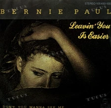 Suzanne Klee & Bernie Paul - Leaving You Is Easier 7in 1980 (VG+/VG+) '*