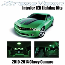 XtremeVision Interior LED for Chevy Camaro 2010-2014 (6 PCS) Green