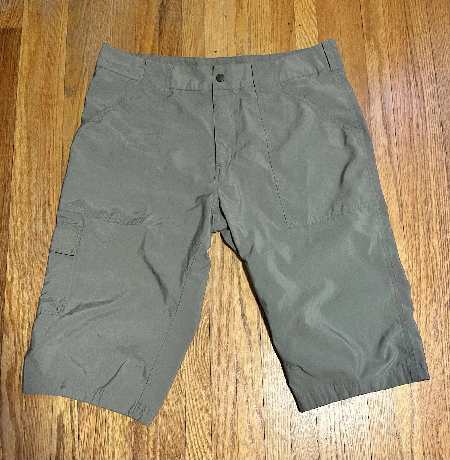 Vintage Nike ACG Shorts Mens Medium Green Hiking Outdoor Cargo Y2K