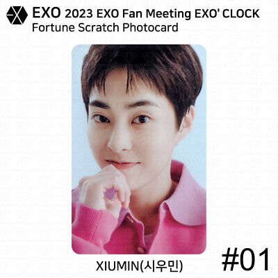 EXO 2023 EXO Fan Meeting EXO CLOCK MD Fortune Scratch Card EXO 2023 EXO Fan Meeting EXO CLOCK MD Fortune Scratch Card