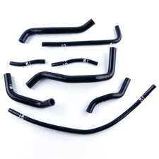 Silicone Radiator Coolant Hose Kit Fit 2008- 2014 Kawasaki KLR 650 KLR650 Black