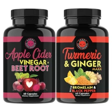 Weight Loss Apple Cider Vinegar + Beet Root & Turmeric + Ginger Maxx Pills