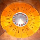 FONCTIONNEL + TAPIS : Grand jeu de la boule casino roulette bois métal JAJ