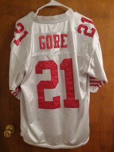 gore 21 49ers jersey