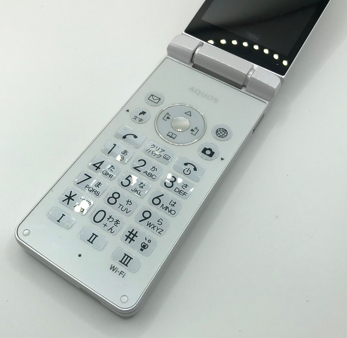 SHARP AQUOS KEITAI 4 White A205SH 8GB 1GB RAM Unlocked Flip Phone