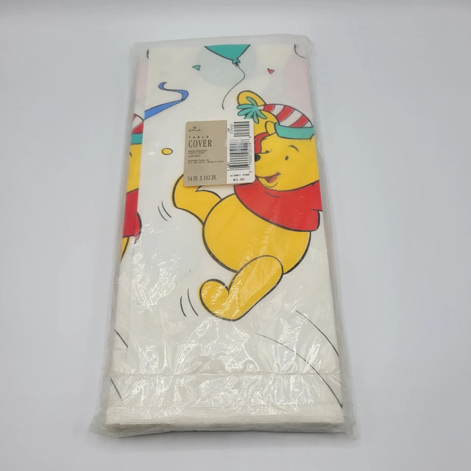Mantel de fiesta de colección Winnie The Pooh plástico sello Disney 54x102 Foto 3 de 4