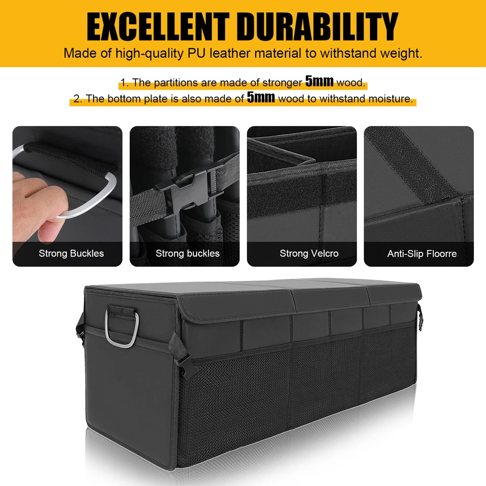 Maletero plegable organizador de carga caja de almacenamiento plegable coche SUV bolsa para Toyota Camry Foto 4 de 4