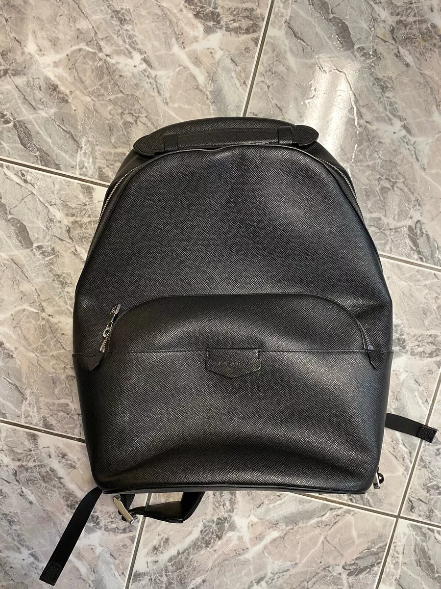 Louis Vuitton, Bags, Louis Vuitton Anton Black Leather Backpack