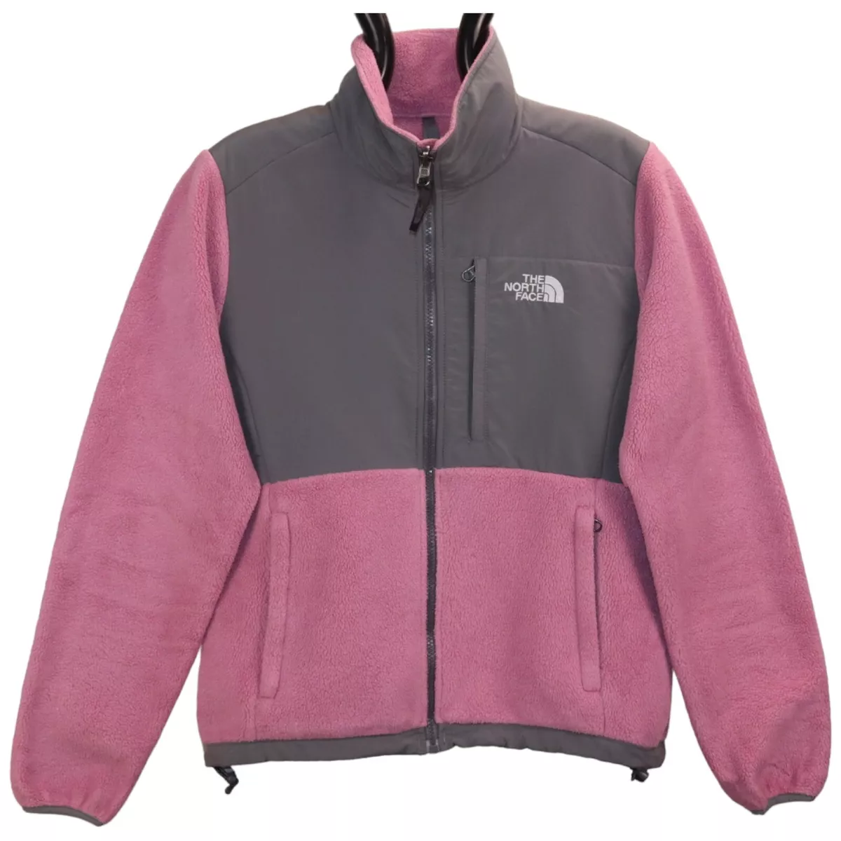 Gray and pink north face jacket clearance