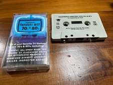 Television s Greats Hits Theme Songs 70 s . 80 s Cassette Tape
