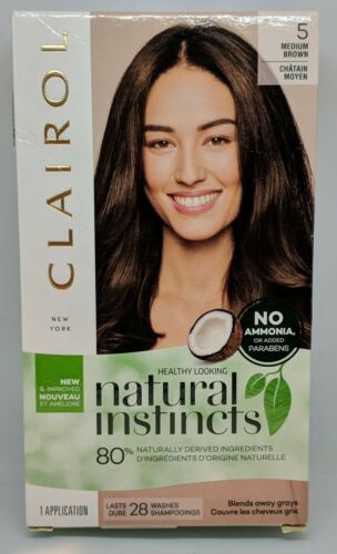 Clairol Natural Instincts Hair Color #5 Medium Brown