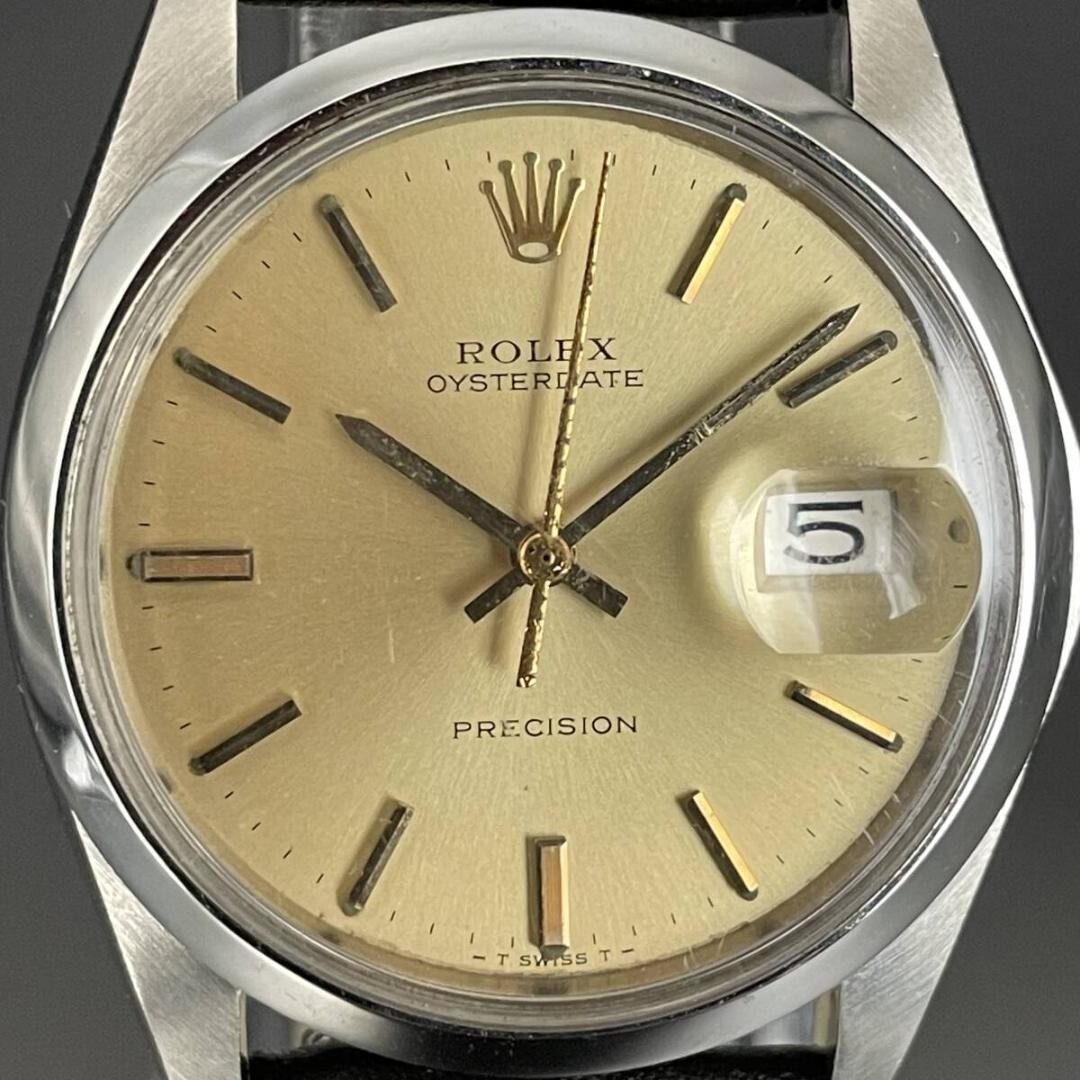 Rolex Watch Precision Gold 6694 Oyster Date 34mm Hand-wound