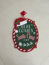CHRISTMAS HOUSE Merry Christmas Santa Sign