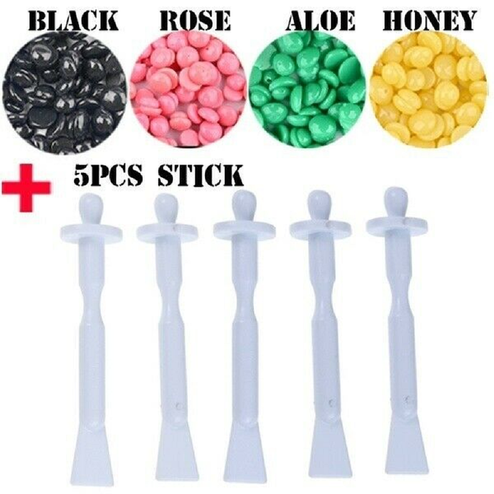 Nose Ear Hair Removal Wax Kit Set Sticks Easy Mens Nasal Waxing Strip