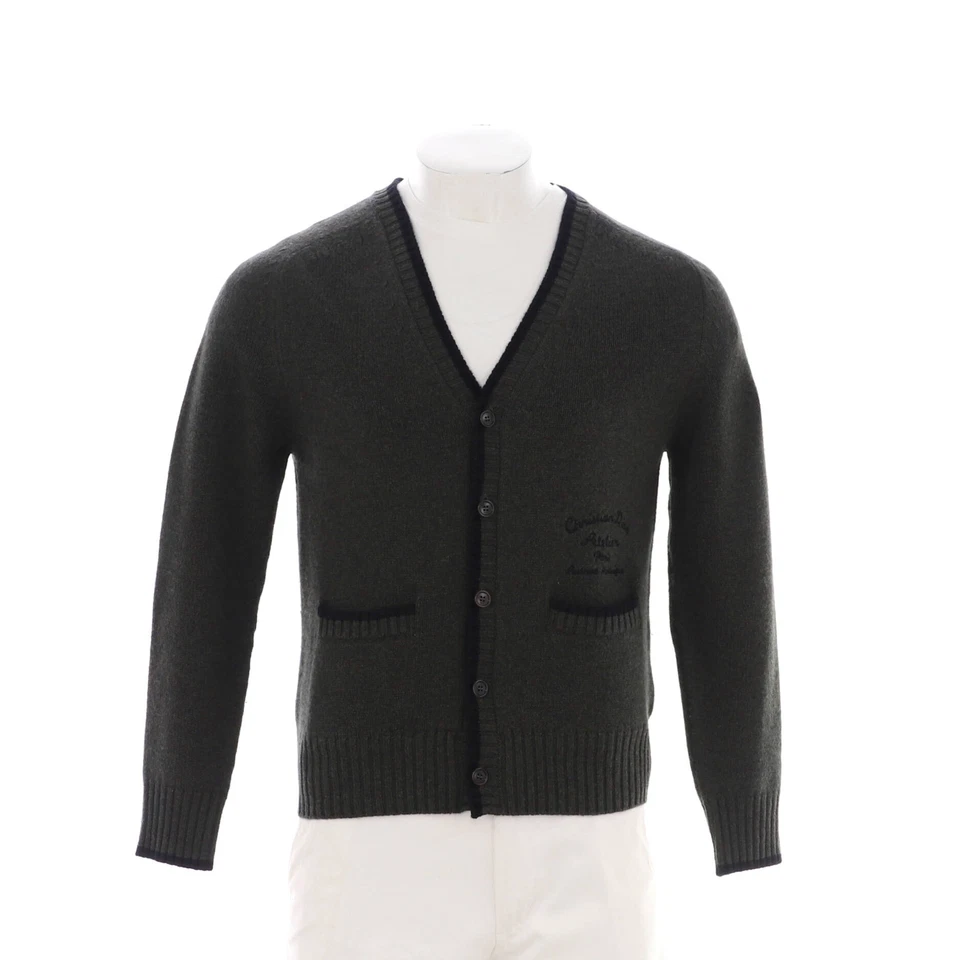 Christian Dior Men's Atelier V-Neck Cardigan Wool
