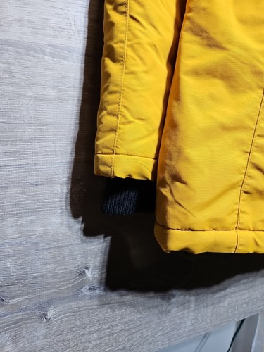 SUPERDRY JPN Everest Mountain Parka Expedition Coat,Fur Hooded Top, Mustard Sz M - Picture 14 of 15