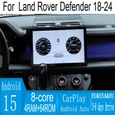 13" Android Navigation Car Gps Stereo Radio Wifi For Land Rover Defender 18-25