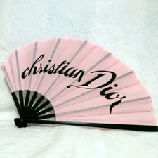 Christian Dior Folding Fan Handy Fan only  Japan Sensu Novelty