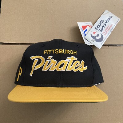 Vintage Pittsburgh Pirates Snapback Hat Script Sports Specialties
