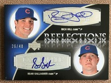Rich Hill Sean Gallagher 2007 Exquisite Rookie Reflections Autographs #HG /40 