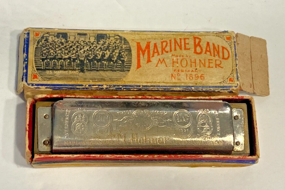 Vintage marine band 2024 harmonica no 1896