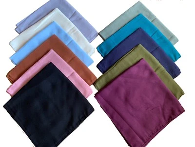 Yazma Düz Tülbent Kopftuch Tuch Schal Hijab Esarp Muslima Basörtü Tesettür Amira