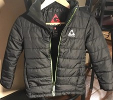 Gerry Black Puffer Full Zip Jacket Boys S 7/8