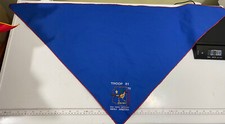 Boy Scout First United Methodist Mesa AZ 75th Anniversary Blue Neckerchief B342