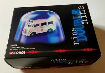 Corgi CC06202 Morris J Nottingham City Ambulance Service, 1:43 Limited COA, Box