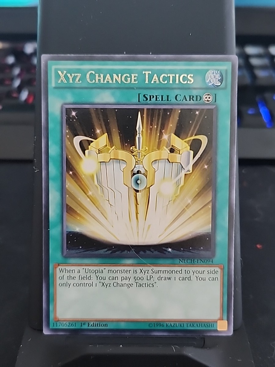 XYZ Change Tactics - 1st Edition - Rare Foil - Yugioh Spell Card - Vintage