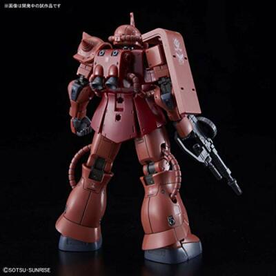 BANDAI HG 1/144 MS-06S ZAKU II Red Comet Ver Plastic Model Kit