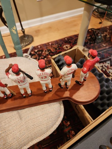 Danbury Mint 1975 Cincinnati Reds Big Red Machine Team Figurines Almost Perfect - Picture 5 of 8