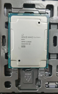 Intel Platinum 8253 QS version CPU processor 2.2g 16c/32t 22mb 125w server