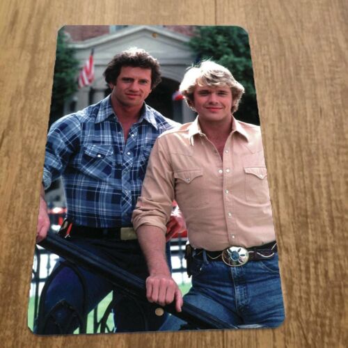 Dukes of Hazzard Luke and Bo the Good Ole Boys 8x12 Metal Wall Sign - Picture 1 of 1
