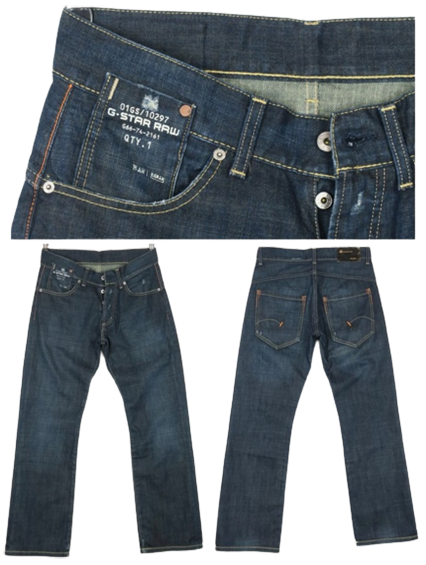 G-Star RAW 01GS 10297 RUGER STRAIGHT Men's Jeans Size 32 L32