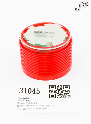 31045 PATLITE STACK LIGHT TOWER LED RED LENS LAMP MODULE (NEW) LU7