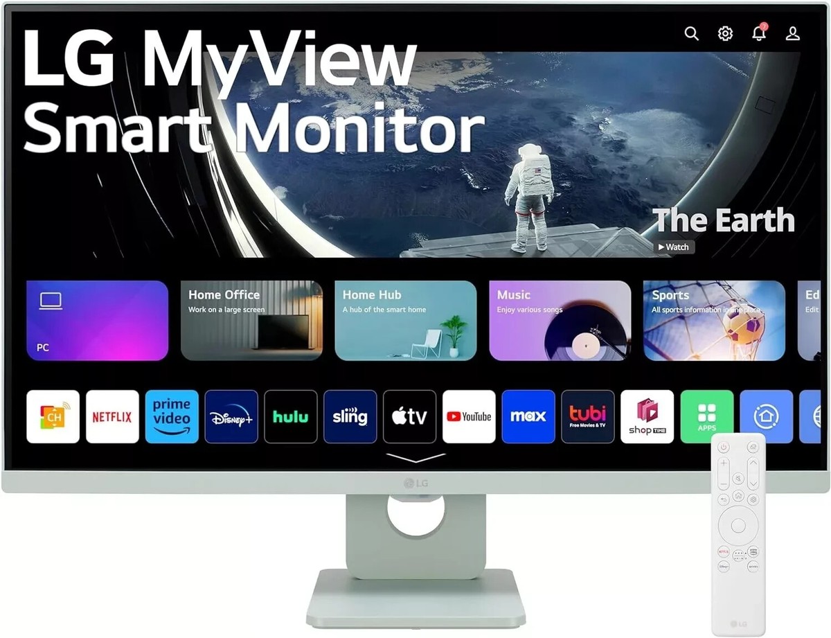 webOS搭載 27インチLG MyView Smart Monitor LG 27