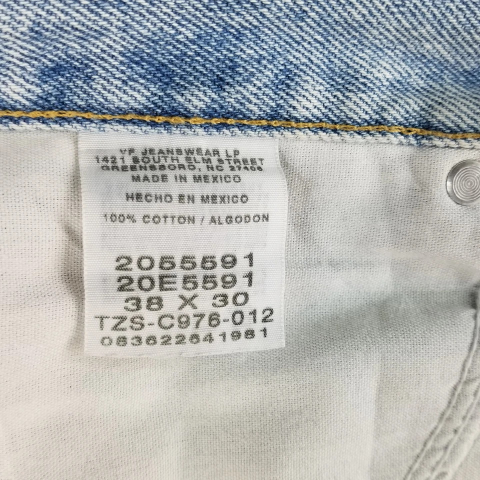 Lee Jeans Mens Sz 38x30 90s VTG Relaxed Fit Med Wash 100%Cotton Normcore Durable - Image 3 of 4